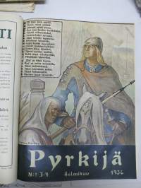 Pyrkijä 1936 -sidottu vuosikerta (