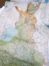 Suomi (Suur-Suomi) 1933 -kartta