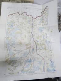 Utsjoki 1931 Taloudellinen kartta, uusintapainos 1968