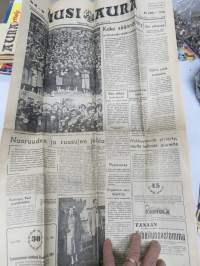 Uusi Aura pe 1.6.1951, Lakkiaiset, Koksi säännöstelty, Turun kauppakorkeakoulun ensimmäiset ekonomit, Hemmo Airamo, ym.