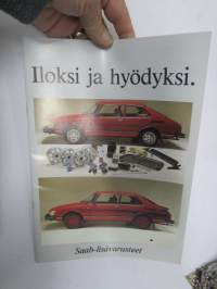 Saab lisävarusteet 1983 -myyntiesite
