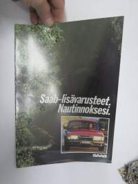 Saab lisävarusteet 1985 -myyntiesite