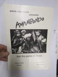 Amampondo - feel the pulse of Arfrica -esite