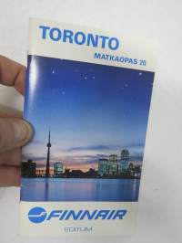 Finnair opastaa 20. Toronto -kohde-esite -airline destination brochure / guide