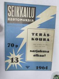 Seikkailukertomuksia 1964 (14), mm. Teräskoura -sarjakuva alkaa