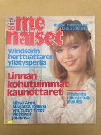 Me Naiset 1978 nr 50 (14.12.), Sivun persoona - Eila Roine, Saarijärven keisari - Väinö Rautiainen, Illan kuningattaret (Linnan juhlat), Bergmanin Syyssonaatti