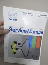 Philips Colour Television Chassis K12 Service Manual