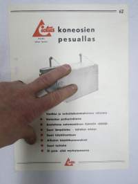 Ictus koneosien pesuallas -myyntiesite, käyttöohje