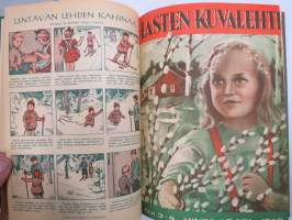 Lasten Kuvalehti 1949 vuosikerta, runsas sisältö, uskonnollissävytteinen