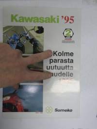 Kawasaki 1995 moottoripyörämallisto -myyntiesite