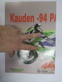 Kawasaki 1994 moottoripyörät mallisto -myyntiesite