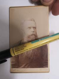 Karl von Bardeleben, Atelier C. Bräunlich, Jena -visiittikorttivalokuva / carte de visite / cdv