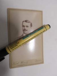 F. Römer, Jenan yliopisto (Universität Jena) 1894, kuva omistettu suomalaiselle D.A. Wikströmille -visiittikorttivalokuva / carte de visite / cdv