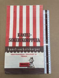 Kaneli-sokerikorppuja Vähittäiskauppojen Teollisuus Oy Toijala  -korppupussi