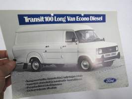 Ford Transit 100 Long Van Econo Diesel 1982 -myyntiesite