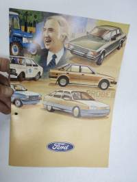 Ford, yritysesittelyä, autot, traktorit, tarvikkeet ym. tietoa 1980-luvun alusta -myyntiesite