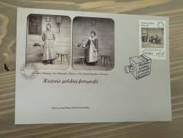 Historia polskiej fotografii / Puolalaisen valokuvauksen historia, 29.2.2008  - FDC / Ensipäivänkuori