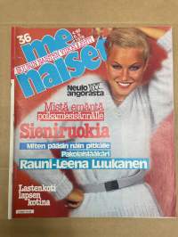 Me Naiset 1979 nr 36 (6.9.), Rauni-Leena Luukanen, sivun persoona Esko Roine, emännän paikka avoinna, Carola ja Berndt Nordgren muonamiehen mökki, Lupajan koulu
