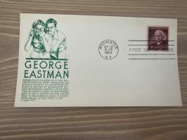 USA 12.7.1954 - George Eastman - Rochester NY  - FDC / Ensipäivänkuori