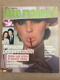 Me Naiset 1978 nr 27 (6.7.), Terhi Nieminen, Heikki Sarmanto, Björn Borg, Ahomäen karjatila Ylistaro (Lemponen), Kössi Härmä, Carolinen häät, Eartha Kitt