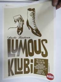 Anette Kaukosen Lumous-Klubi - Bar Kuka (Turku) -keikka- / näyttelyjuliste