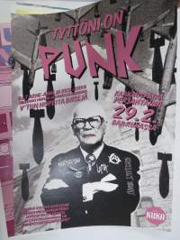 Tyttöni on Punk, Dj:t Akne-Anni & Kusi-Kiira - Bar Kuka (Turku) -keikka- / näyttelyjuliste