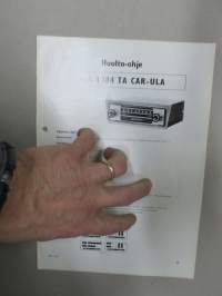 ASA 1084 TA Car-Ula -huolto-ohje