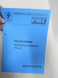 Telefunken 714 A väritelevisiochassis -huolto-ohje