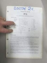 Boston 24 - MO TV-vastaanotinkoneisto -huolto-ohje