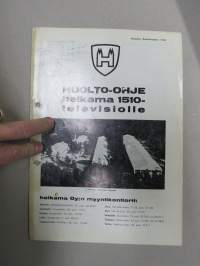 Helkama 1510 TV -huolto-ohje