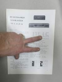 Beomaster 900k, m ja rg -huolto-ohje