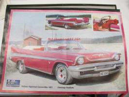 DeSoto diplomat Convertible 1957 -V8 Magazine alkupään keskiaukeamakuva