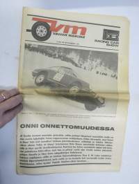 Vauhdin maailma 1967 nr. 2 -mm. Onni onnettomuudessa, Racing Car Show Lontoo, Ruotsin ralli taika ei taittunut, Tunturi rallissa tuulee, Antakaa lappiin Ralli-Sm