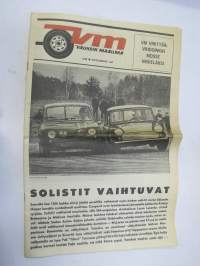 Vauhdin Maailma 1968 nr 5 sis. mm. artikkelit / kuvat / mainokse; Antti Kytölä, Sadan Auton Ajot, Eino Kalpala, XX Tulppaaniralli, Helena Suikkanen, Ford Cortina
