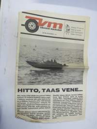 Vauhdin Maailma 1969 nr 8, sis. mm. seur. artikkelit / kuvat / mainokset; Brian Redman, Imatran Grand Prix, Escort-eliittimme Ruotsissa, Watkins Glen, Kuukauden