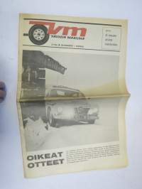 Vauhdin maailma 1966 nr 2, sis. mm. seur. artikkelit / kuvat / mainokset; Ranskalaislehti Monte Carlon jälkeen Timo Mäkinen Le Vrai Vainqueur, Timo Mäkisen