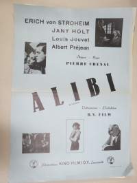 Alibi, Erich von Stroheim, 1944 -elokuvajuliste