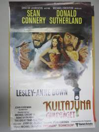 Kultajuna, Sean Connery, Donald Sutherland -elokuvajuliste
