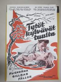 Tytöt kylvävät tuulta -elokuvajuliste