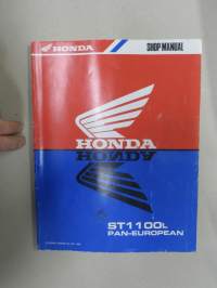 Honda ST1 100L Pan-European Shop Manual -korjaamokirja englanniksi