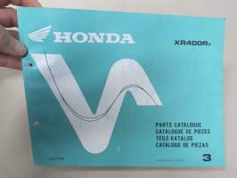 Honda XR400Rt Parts Catalogue -varaosaluettelo