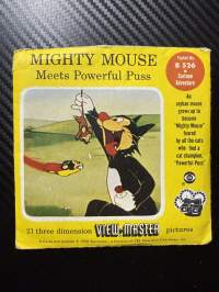 View-Master – Mighty Mouse: Grows Up / Meets Powerful Puss / Great Battle – B5261 / B5262 / B5263 – reel / kuvakiekko
