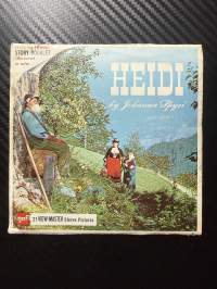 View-Master – Heidi and her Grandfather / Heidi in the Frankfurt House / Heidi Returns to the Alps – B4251 / B4252 / B4253 – reel / kuvakiekko