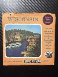 View-Master – Wisconsin (U.S.A.) – WISC-1 / WISC-2 / WISC-3 – reel / kuvakiekko