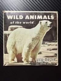 View-Master – Wild Animals (Americas, Europe, Asia, Africa & Arctic) – B6141 / B6142 / B6143 – reel / kuvakiekko