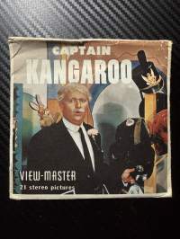 View-Master – Captain Kangaroo (The Bunny Rabbit Hunt / Bunny Rabbit Paints a Picture / The Pie Machine) – 755A / 755B / 755C – reel / kuvakiekko