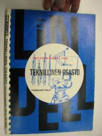 Lindell Teknillinen osasto yleisluettelo 1966