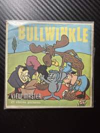 View-Master – Bullwinkle – 3 reel / 3 kuvakiekkoa (alkuperäispakkauksessa, muoveissa)
