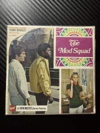 View-Master – The Mod Squad – 3 reel / 3 kuvakiekkoa (alkuperäispakkauksessa, muoveissa)
