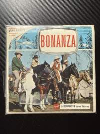 View-Master – Bonanza – 3 reel / 3 kuvakiekkoa (alkuperäispakkauksessa, muoveissa)